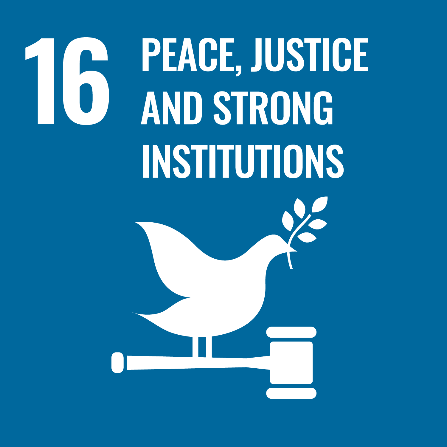 SDG 10 - Peace, Justice and Strong Institutions